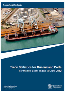 Cover of the Trade Statistics for Queensland 2011
